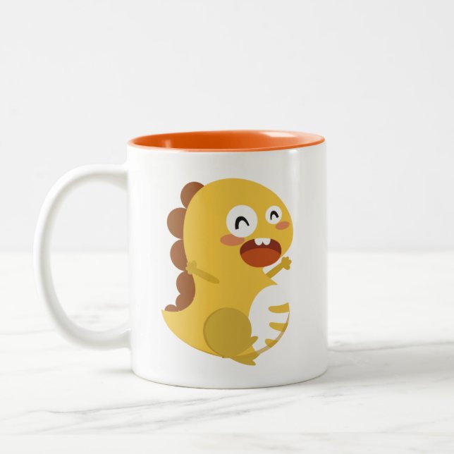 Caneca feliz de VIPKID Dino (Esquerda)