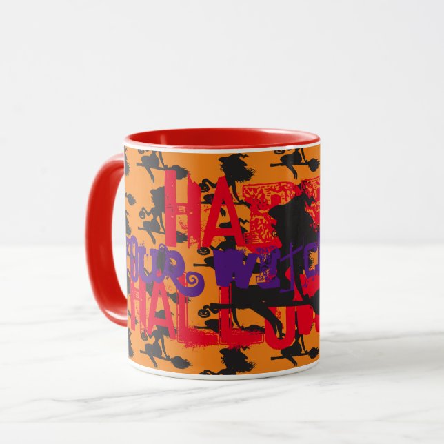 Caneca Feliz Dia das Bruxas (Frente Esquerda)