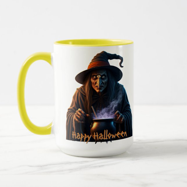Caneca Feliz Dia das Bruxas (Esquerda)