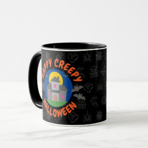 Caneca Feliz Dia das Bruxas assustador - Crianças