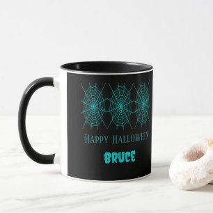 Caneca Feliz Dia das Bruxas Névoa Névoa preto