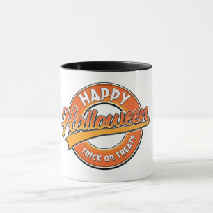 Caneca Feliz Dia das Bruxas Tock ou Treat?