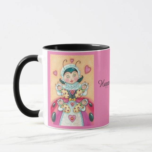 Caneca Feliz Dia de as mães LADYBUG BABIES MUG (Esquerda)