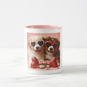 Caneca feliz dia de os namorados