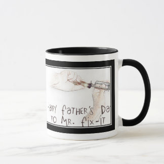 Caneca Feliz Dia de os pais para o Handyman!
