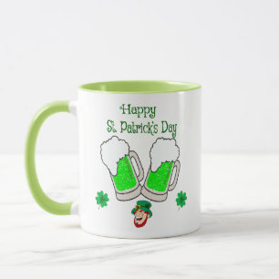 Caneca Feliz Dia de São Patrício Duende