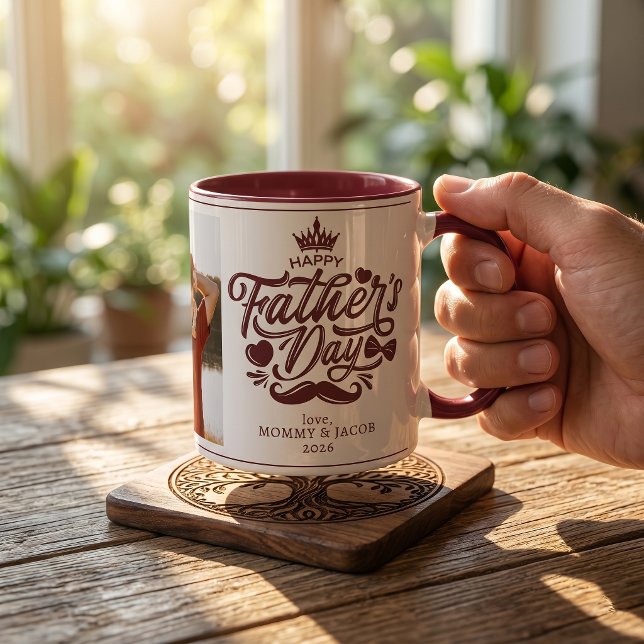 Caneca Feliz Dia dos Pais | Foto do Papai Café (Criador carregado)