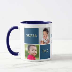 Caneca Feliz Dia dos Pais Foto Personalizada