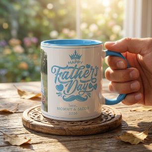 Caneca Feliz Dia dos Pais   Papai Foto Café