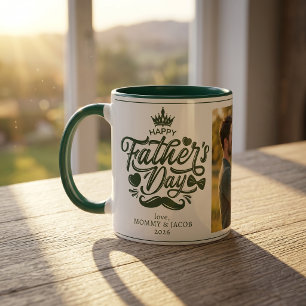 Caneca Feliz Dia dos Pais   Papai Foto Café