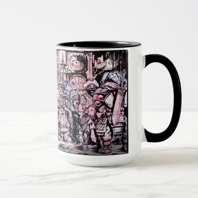 Caneca feliz do bar (Direita)