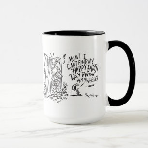 Caneca feliz do Dia da Terra