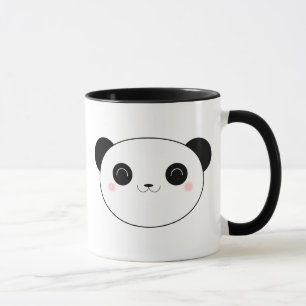 Caneca feliz do urso de panda de Kawaii