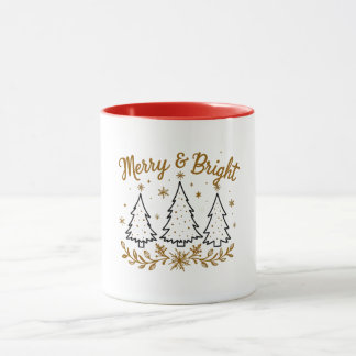 Caneca Feliz e Bright Pata de Natal