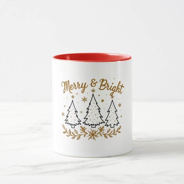 Caneca Feliz e Bright Pata de Natal (Centro)