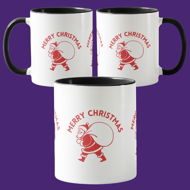 Caneca Feliz e Brilho, Feliz Natal, presente de Natal (Criador carregado)