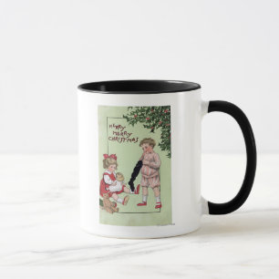 Caneca Feliz Feliz NatalCrianças com Brinquedos por Árvor