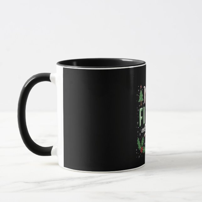 Caneca Feliz Fitness e Feliz Ano Novo no Traseiro Fisicul (Esquerda)