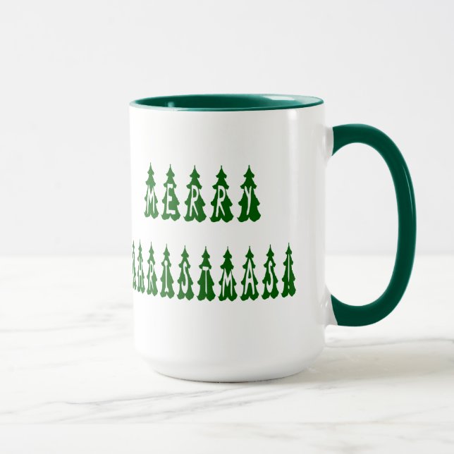 Caneca Feliz Fonte da Árvore de Natal (Direita)