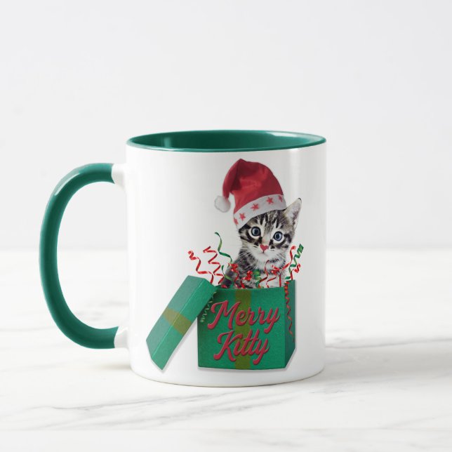 Caneca Feliz Gatinho, Feliz Natal (Esquerda)