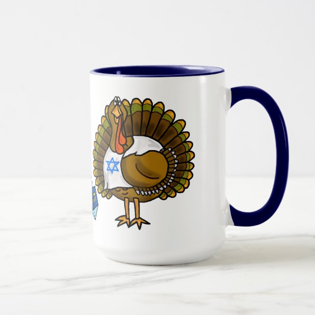 Caneca Feliz Graças a Deus Turquia Mug (Direita)