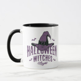 Caneca Feliz Halloween Bruxas Noite – Chapéu de Br