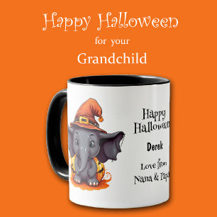 Caneca Feliz Halloween Elephans Kids