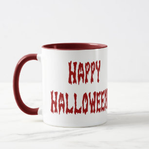 Caneca Feliz Halloween Gore Texto