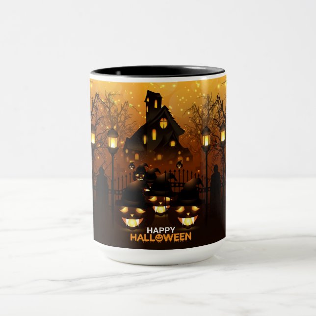 Caneca Feliz Halloween Hauneen House Mug (Centro)