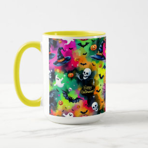 Caneca Feliz Halloween, por Natasha Us