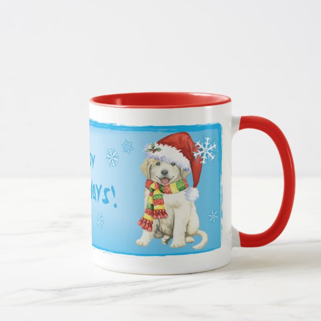 Caneca Feliz Howlidays Excelente Pirenéus (Direita)
