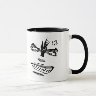 Caneca feliz/irritada de Doubleman das emoções