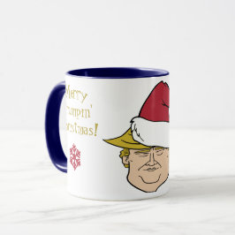 Caneca Feliz Maga Trump Christmas Mug