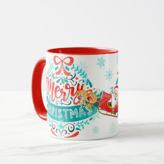 Caneca Feliz Natal (Frente Esquerda)