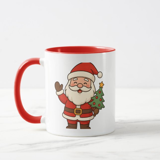 Caneca Feliz Natal Bruh Papai Noel  (Esquerda)