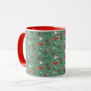 Caneca Feliz Natal - Buldog Francês