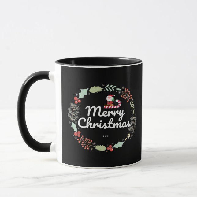 Caneca Feliz Natal Clássico (Esquerda)