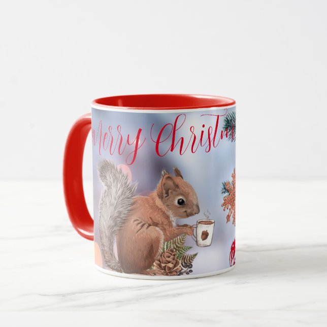 Caneca Feliz Natal Clássico Mug (Frente Esquerda)
