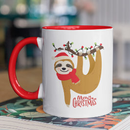 Caneca Feliz Natal Feriados Feriados Freguiçosos