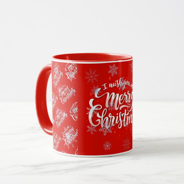 Caneca Feliz Natal Férias (Frente Esquerda)