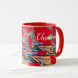 Caneca Feliz Natal Leaping Deer