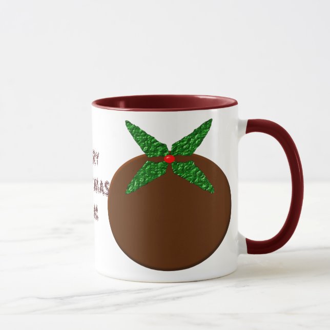 Caneca Feliz Natal Mãe, Pudim Tumg (Direita)