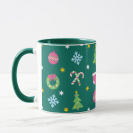 Caneca Feliz Natal padrão