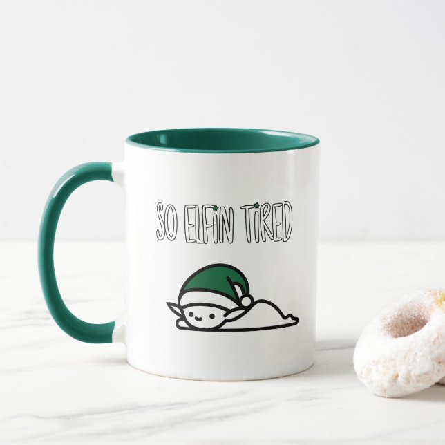 Caneca Feliz Natal - para o Natal (Com Donut)