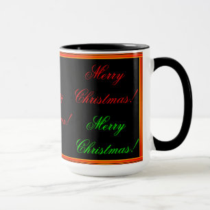 Caneca Feliz Natal Red Dourado Mug