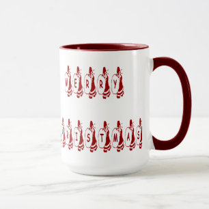 Caneca Feliz Natal Santa Claus Font
