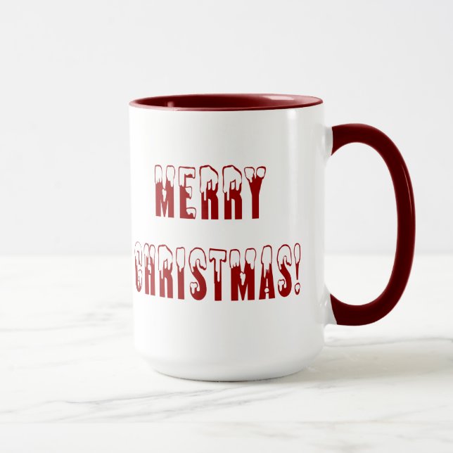 Caneca Feliz Natal Snowcap Fonts (Direita)