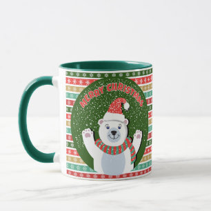 Caneca Feliz Natal Ursinho