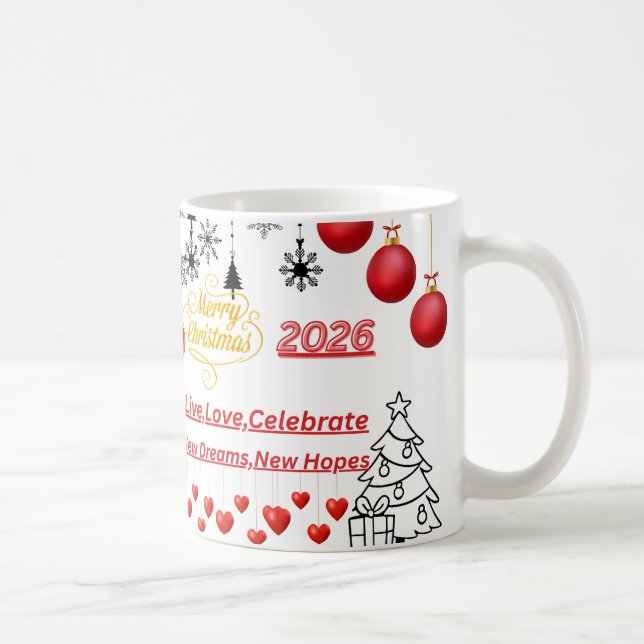 Caneca Feliz Natal – Xícara de Café das Festas de  (Direita)