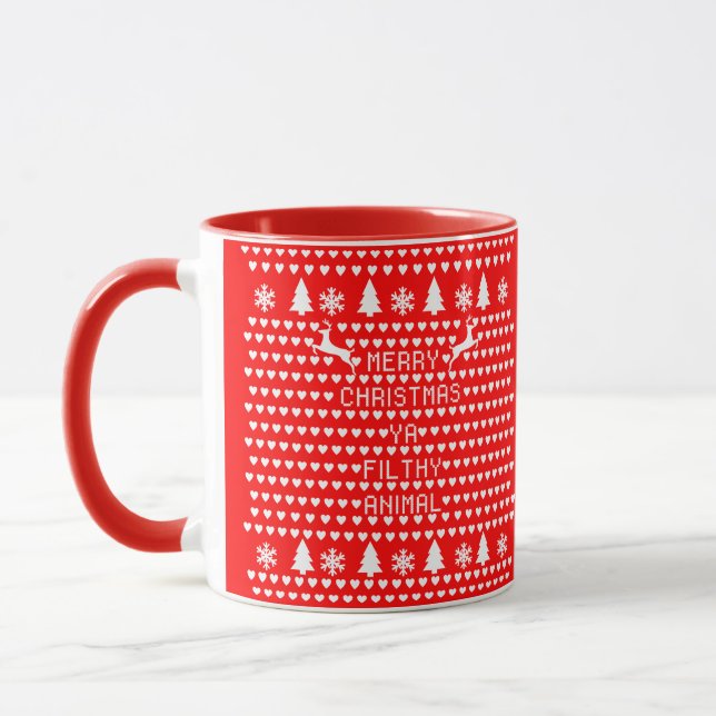 Caneca Feliz Natal Ya Sujo Geek Natal (Esquerda)